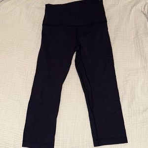 LULULEMON ALIGN NAVY CROP LEGGINGS 23”